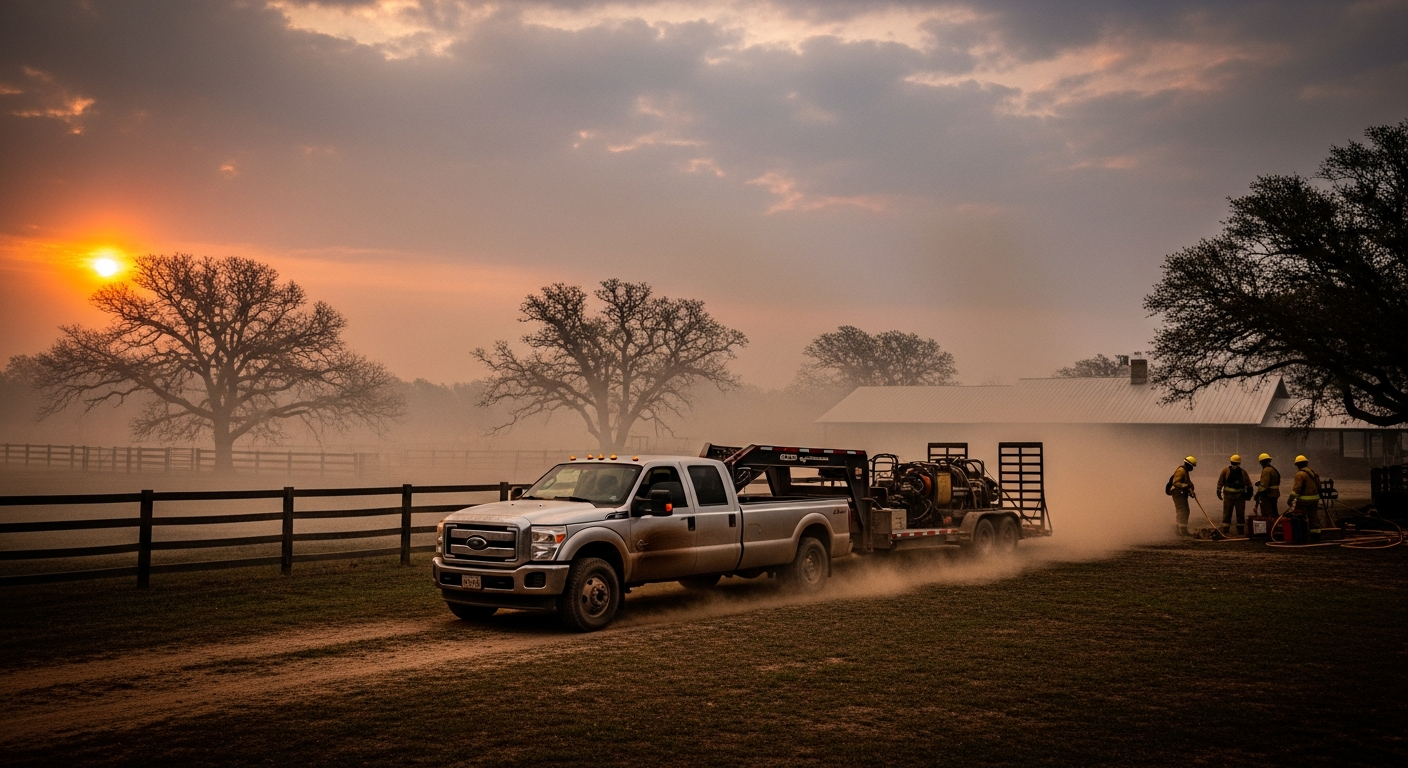 Rancher Navy responding to a disaster